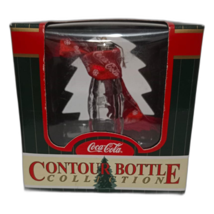 Adorno navideño coca cola de botella 1998 CONTOUR BOTTLE COLLECTION