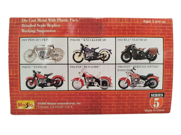 Motocicleta Harley Davidson marca maisto.