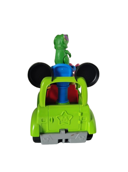 CARRO SAFARI DISNEY CON 3 FIGURAS - CON SONIDO