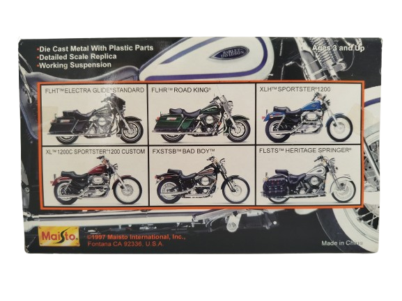 Motocicleta Harley Davidson marca maisto.