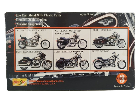 Motocicleta Harley Davidson marca maisto.