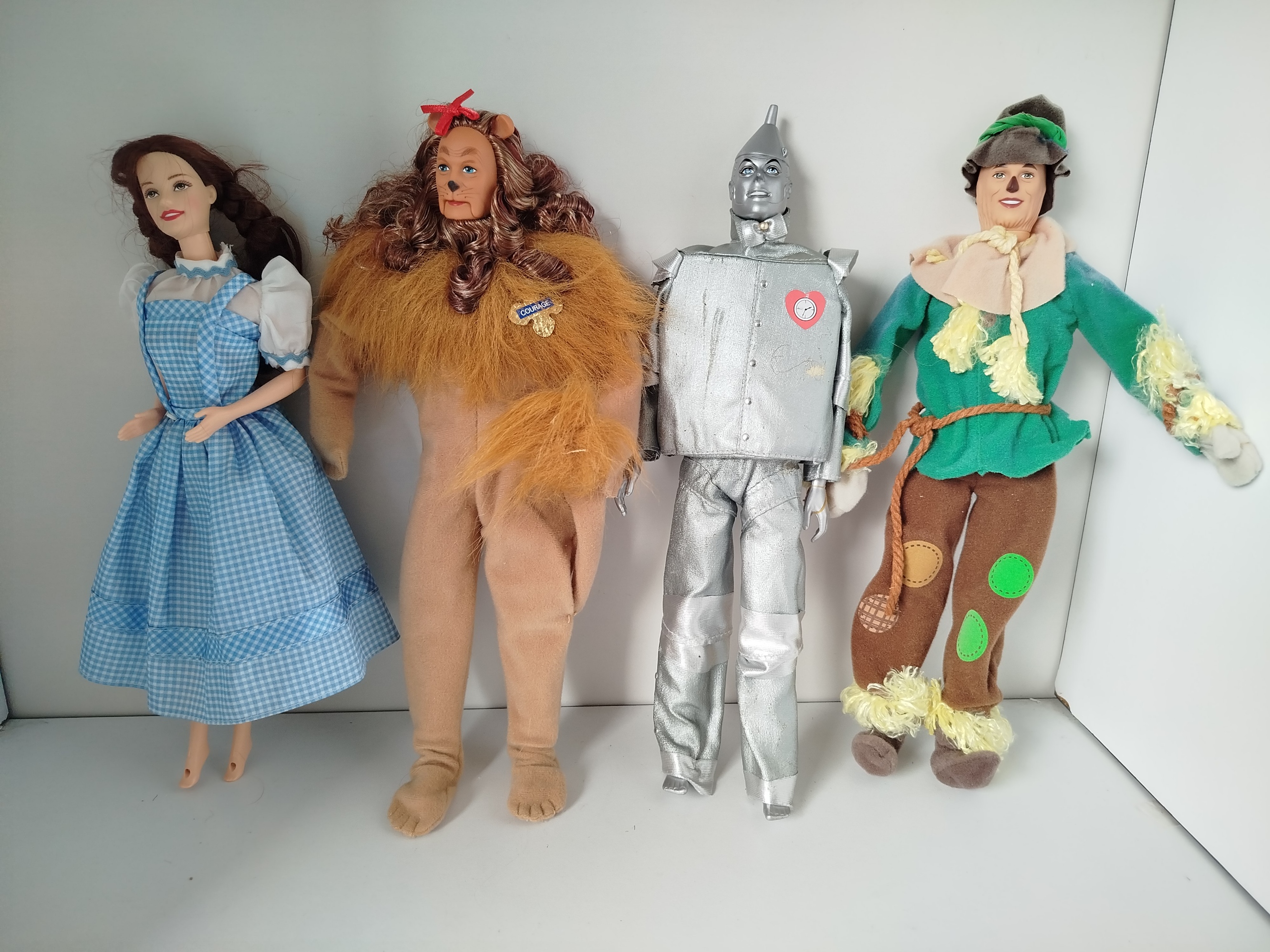 Muñecas vintage  Mago de Oz: Dorothy, el León, el Hombre de Hojalata y el Espantapájaros