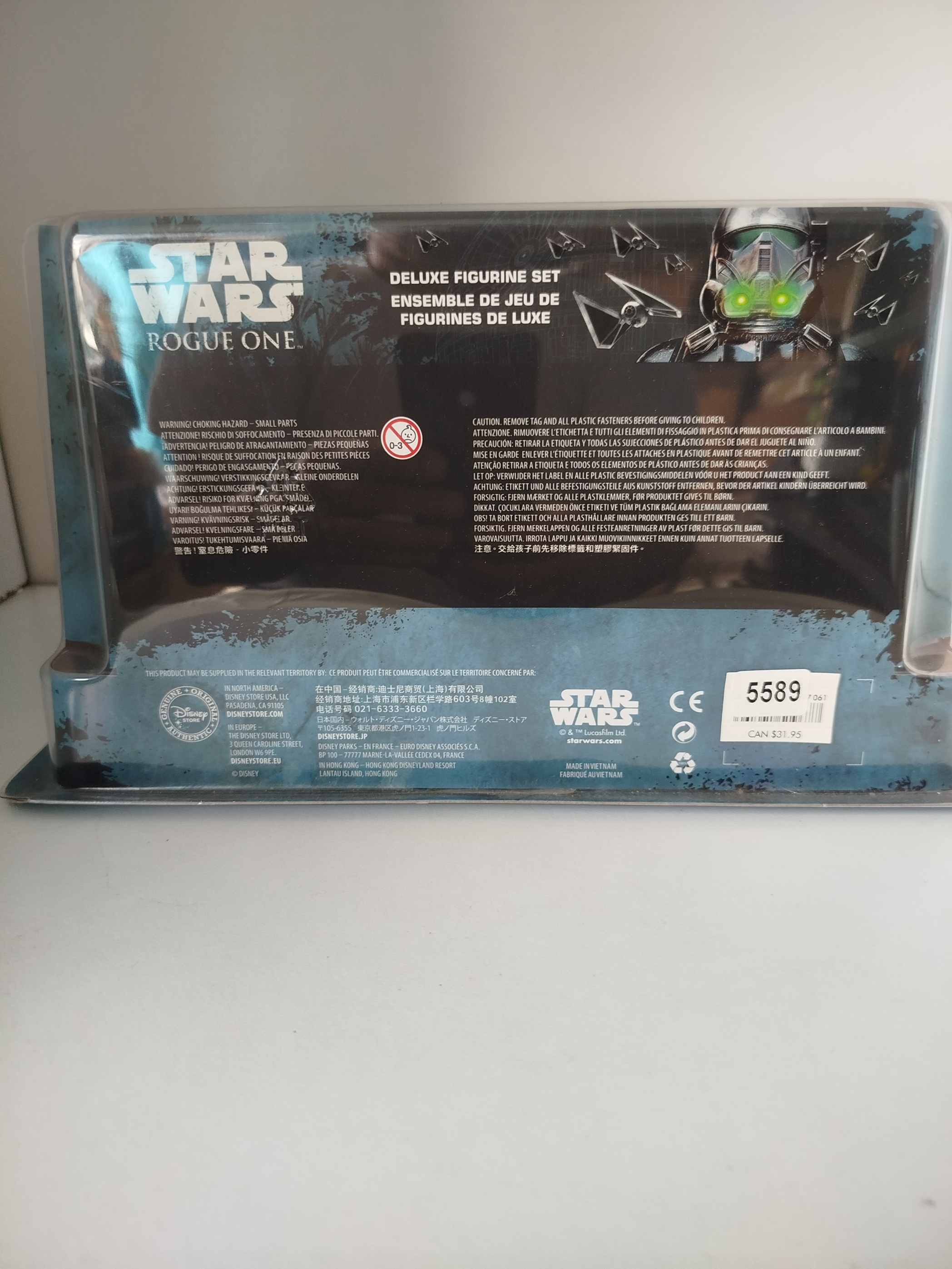 Set de figuras  coleccionables de Disney Store  - Pelicula Rogue One, de Star Wars