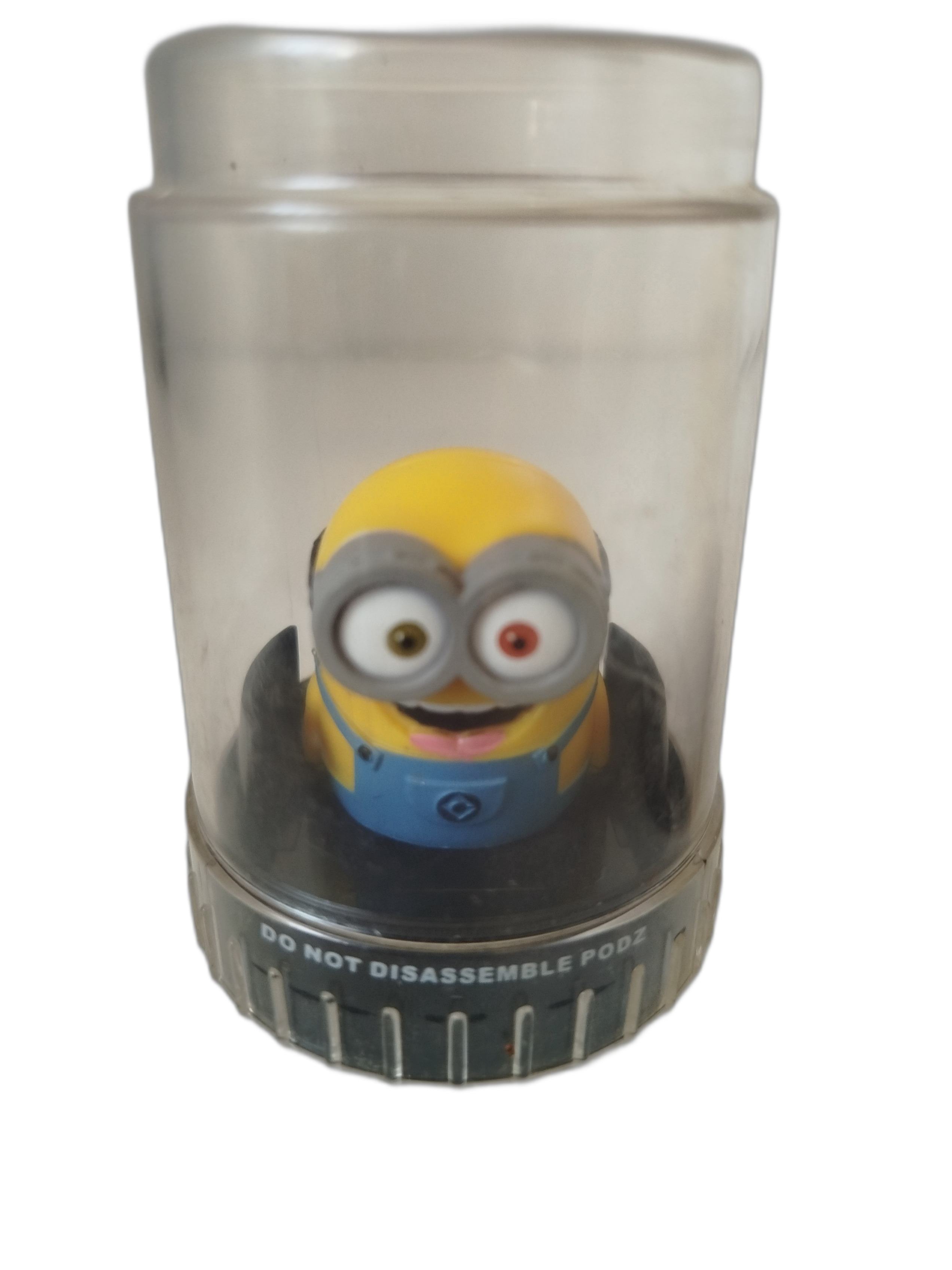 2 PODZ - Minions - Cápsulas  transparentes con base negra