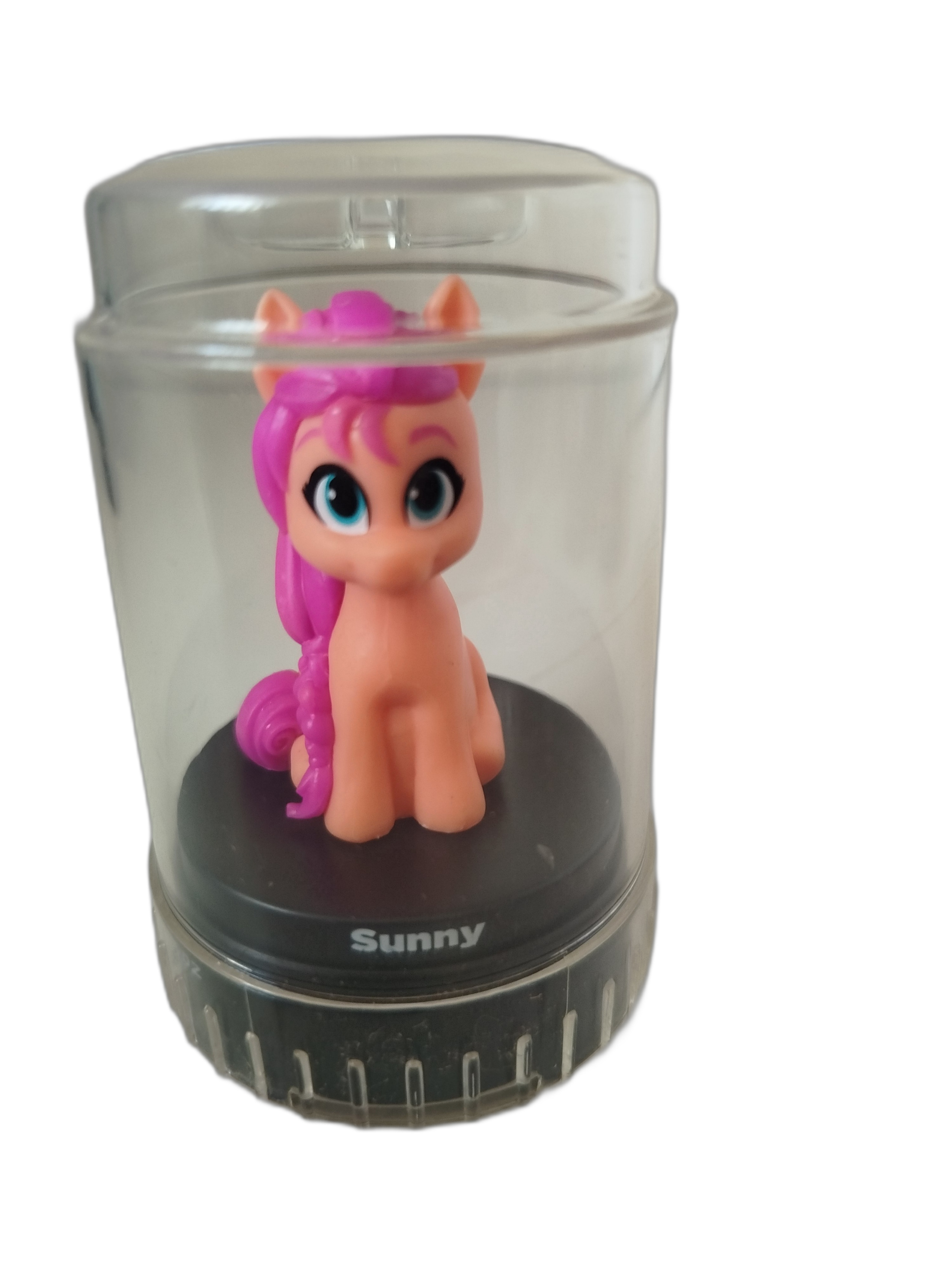 6 PODZ -  My Litle Pony - Cápsulas  transparentes con base negra
