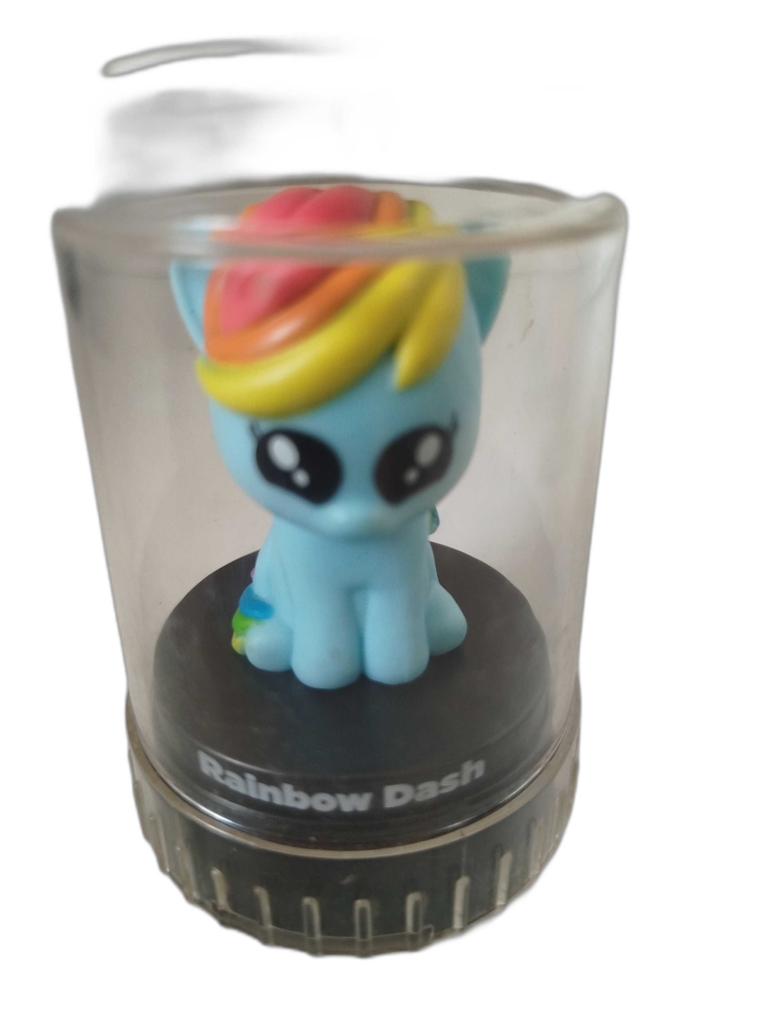 6 PODZ -  My Litle Pony - Cápsulas  transparentes con base negra