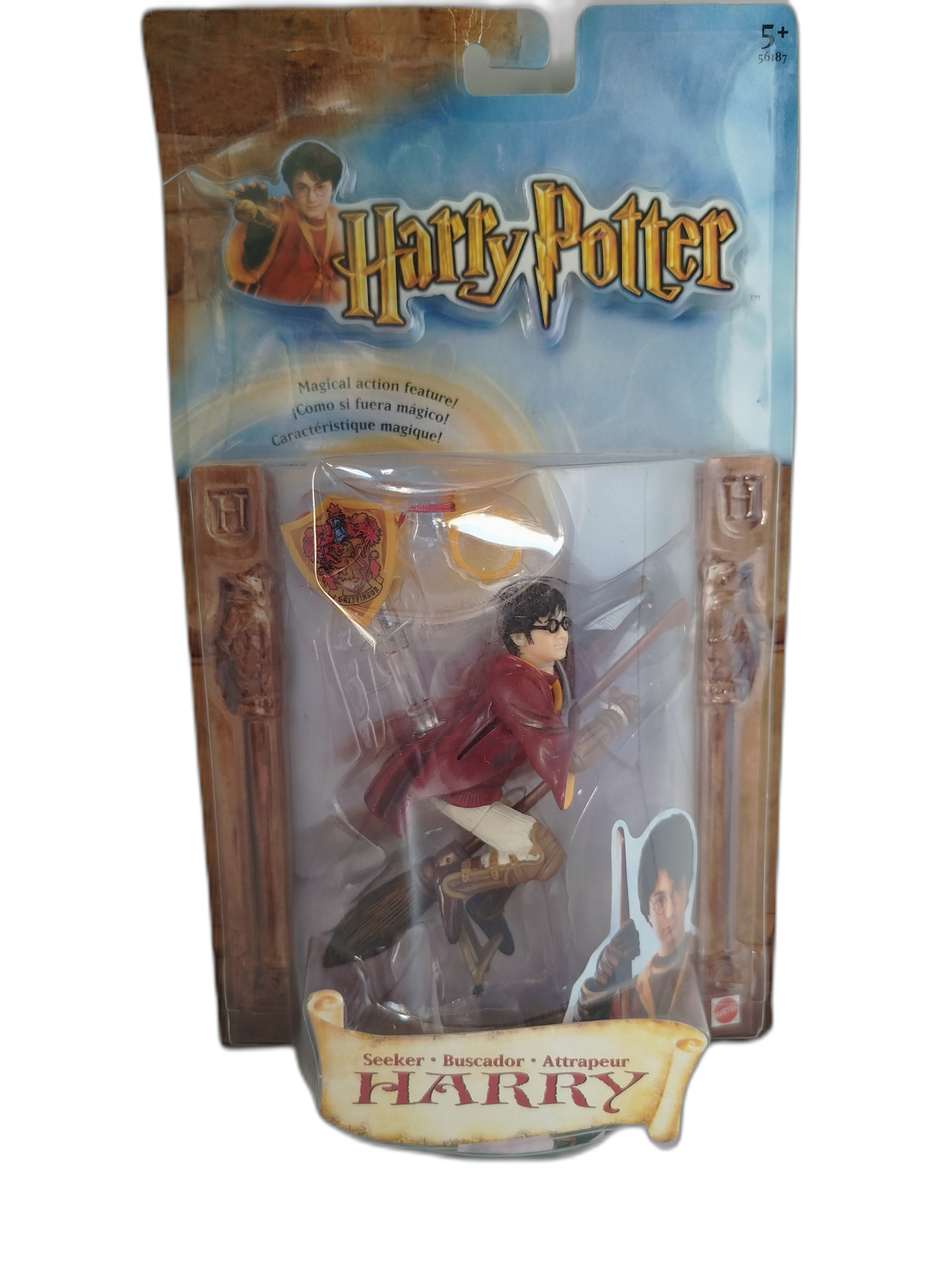 Harry Potter Seeker - Jugando sobre su escoba Nimbus 2000
