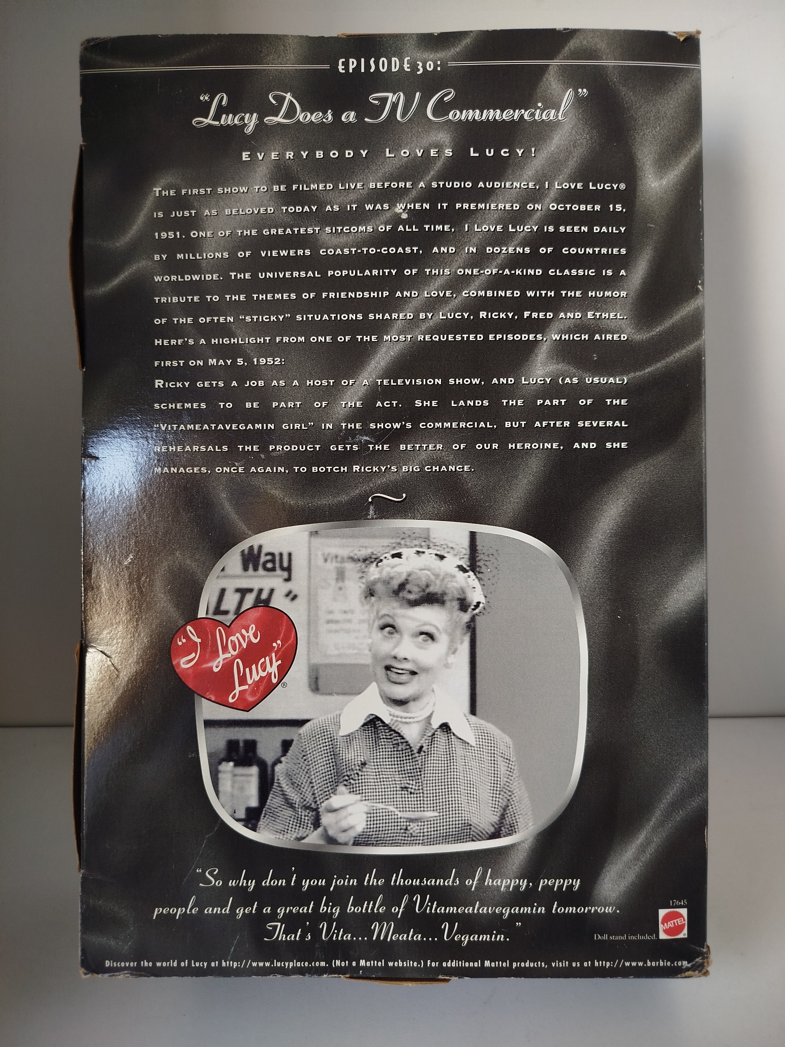 Barbie  - Lucy Edicion Coleccionista  - Lucille Ball - Lucy Does a TV