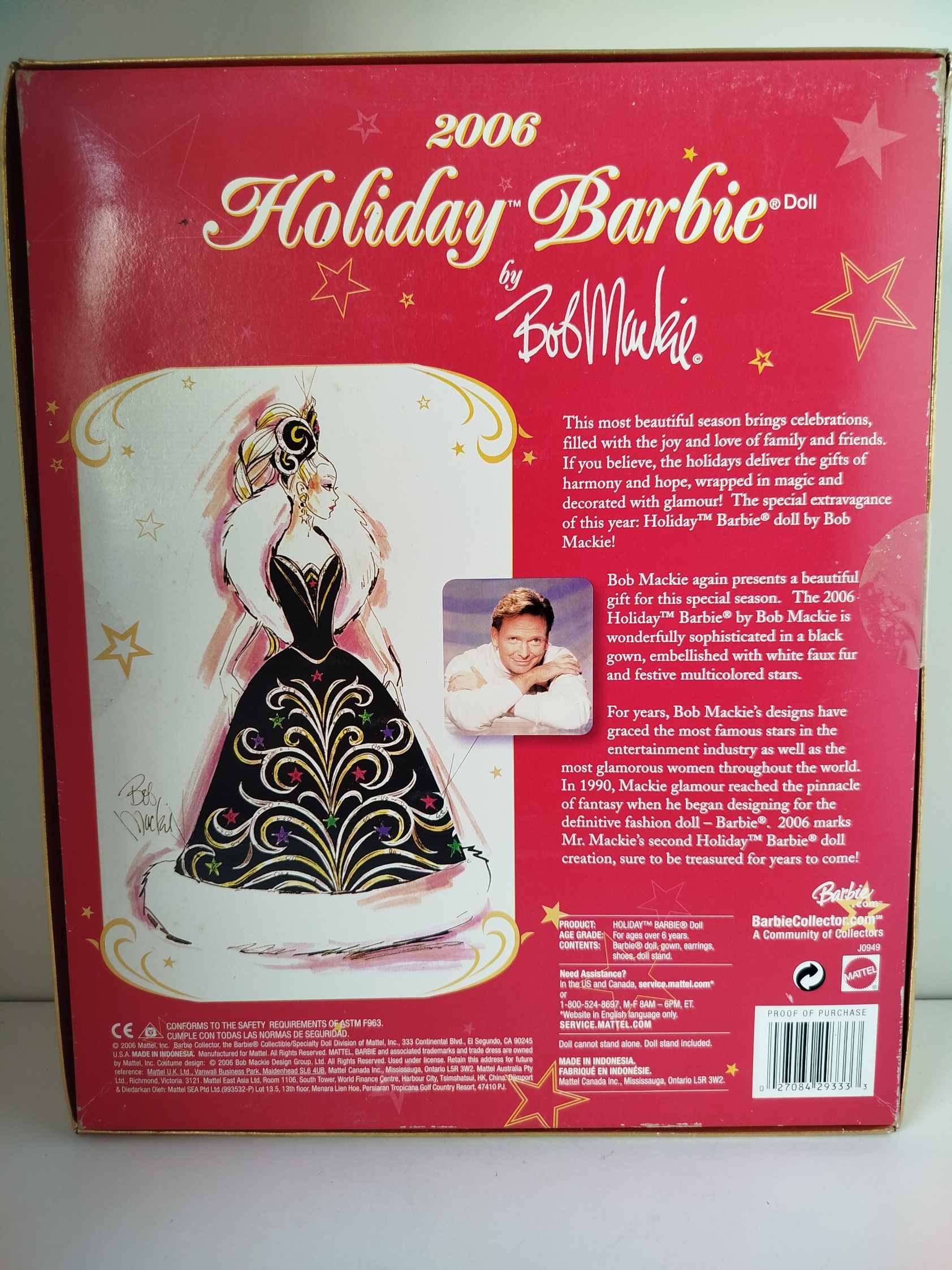 Barbie  - Muñeca Holiday 2006 de bob Mackie