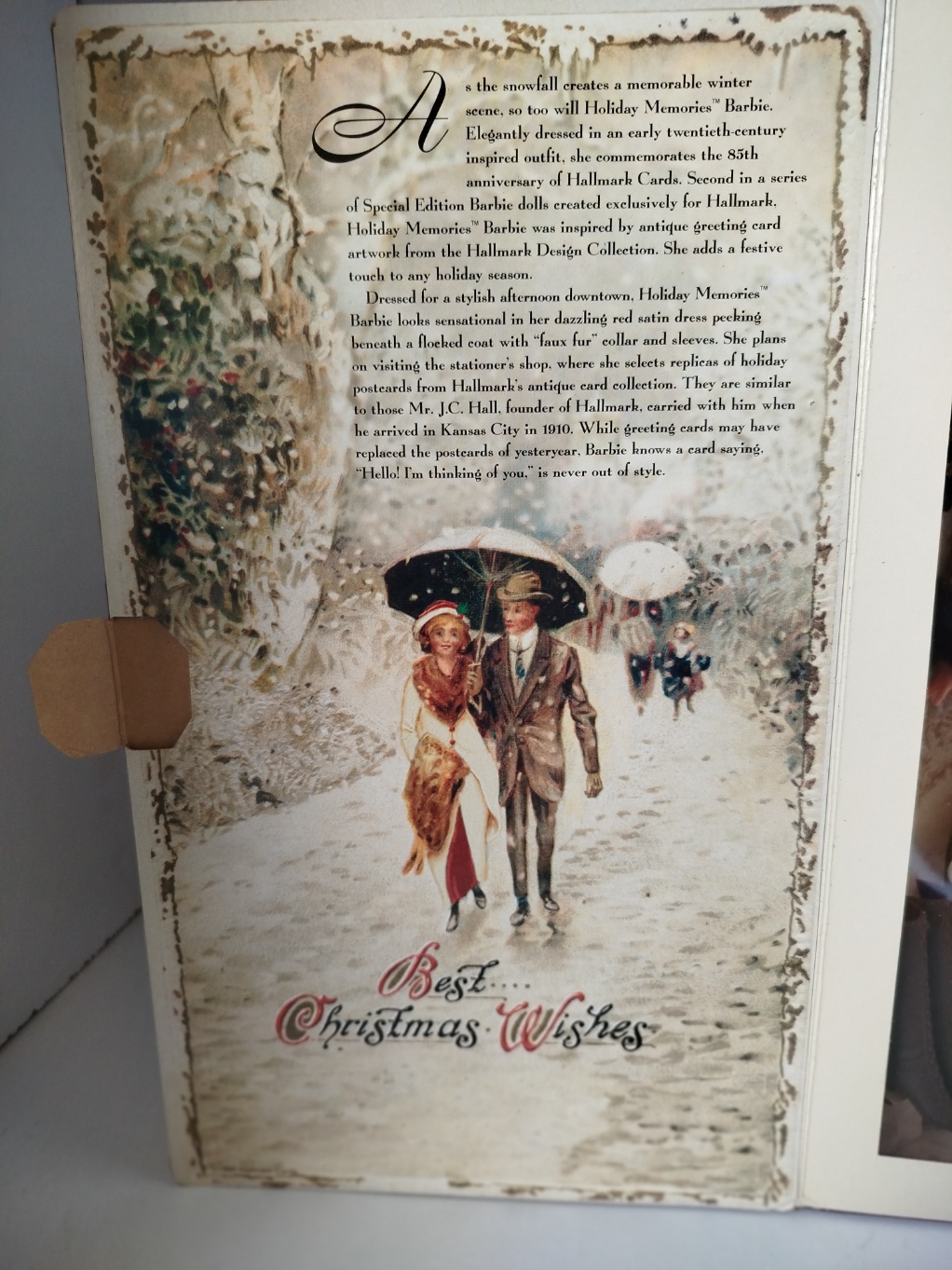 Barbie  -  Holiday Memories 1995 - Edicion especial de Hallmark