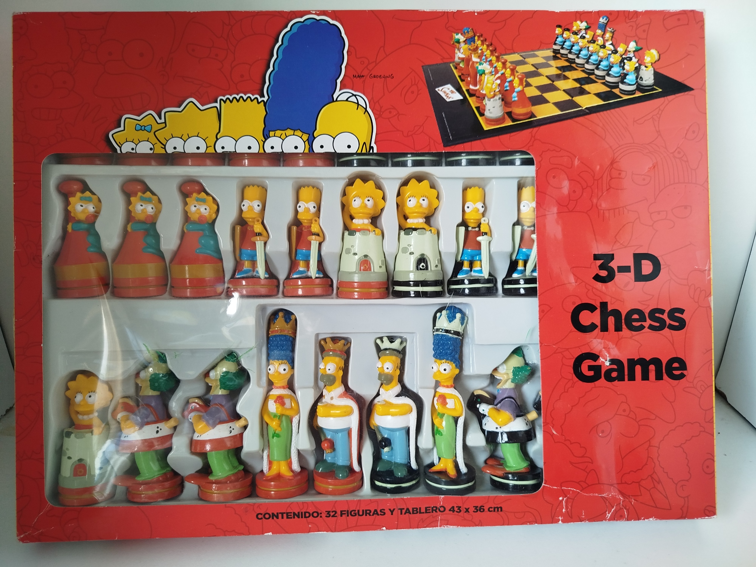 AJEDREZ de los Simpons llamado 3-D Chess Game