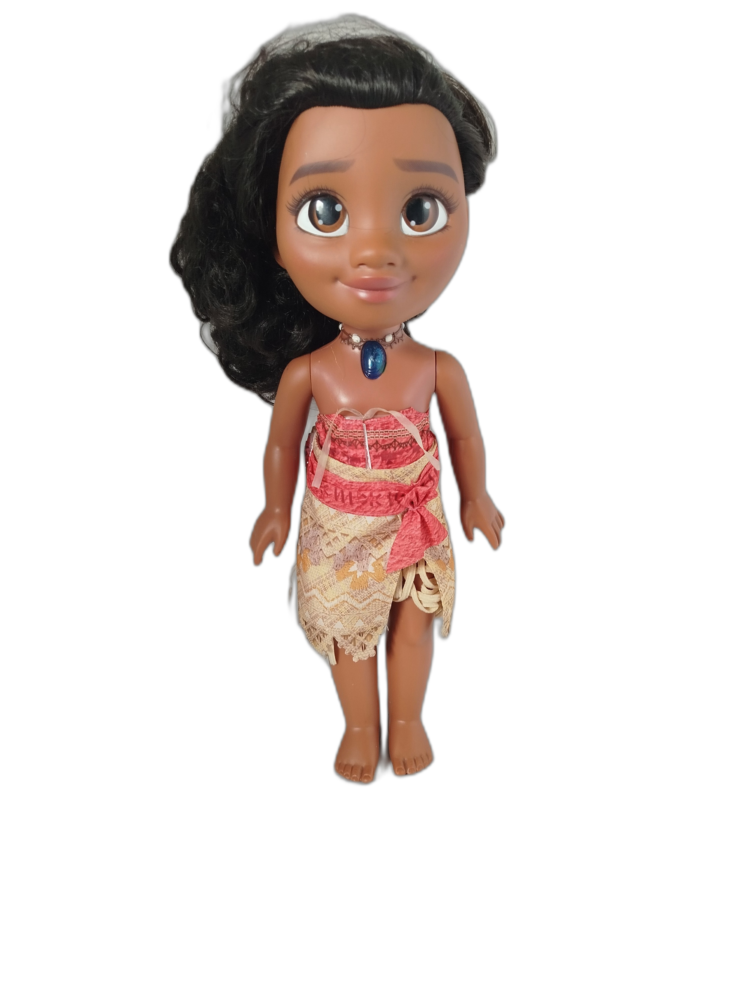 Muñeca Disney  Princess de Moana  - Collar con piedra azul 