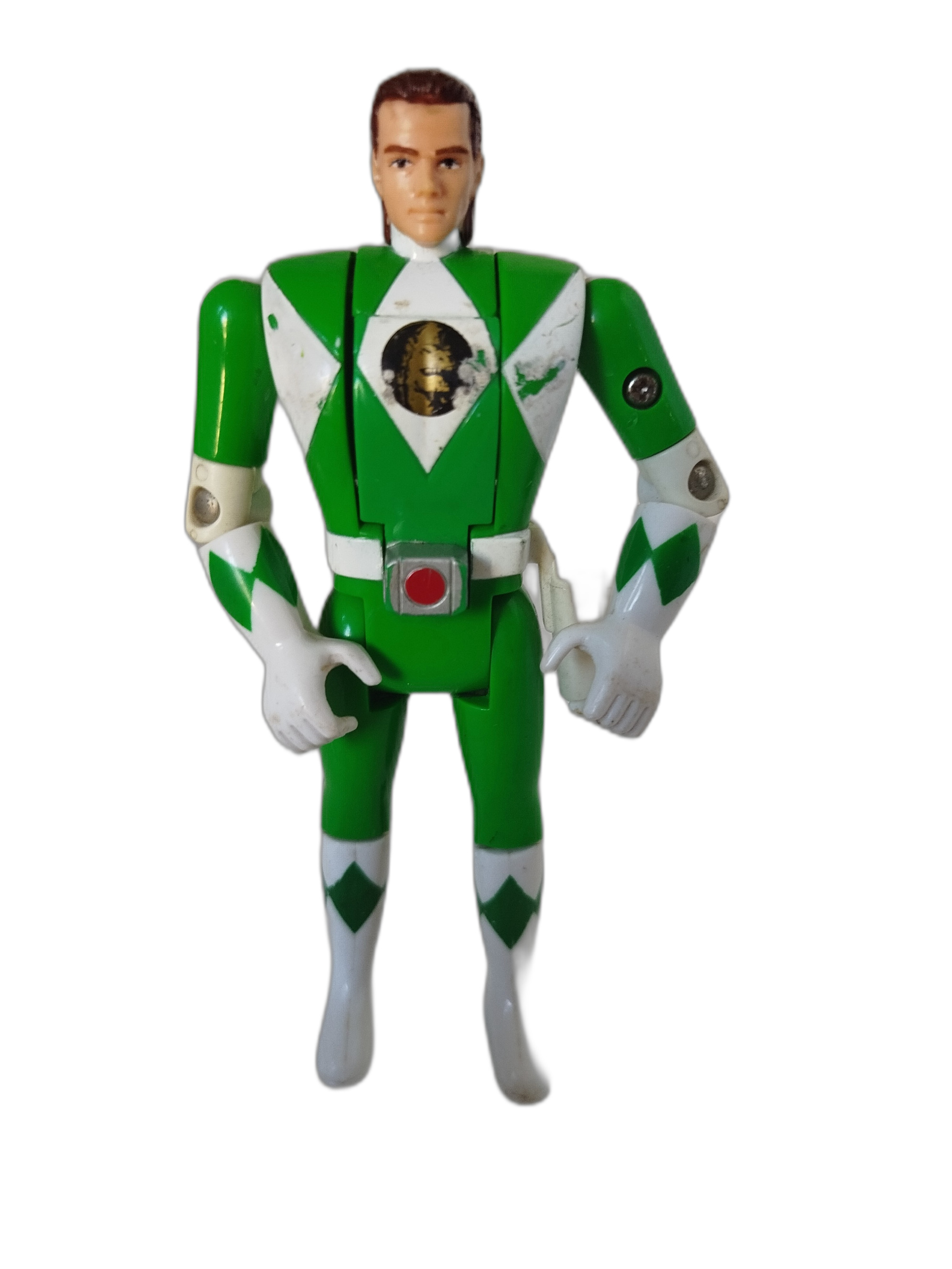 POWER RANGERS - Mighty Morphin - Green Ranger  - 1993 - Flip Head - Cambiacabezas