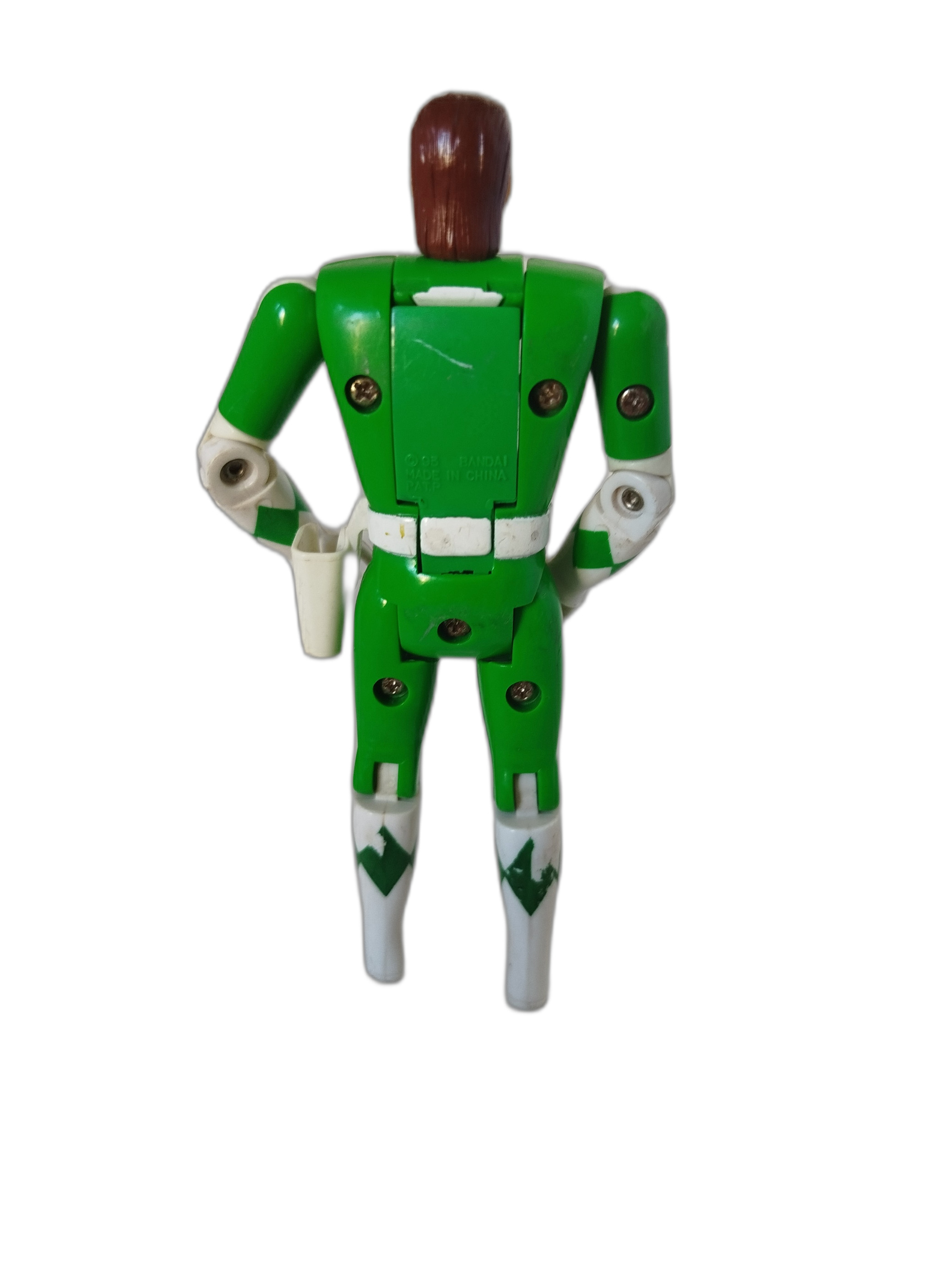 POWER RANGERS - Mighty Morphin - Green Ranger  - 1993 - Flip Head - Cambiacabezas
