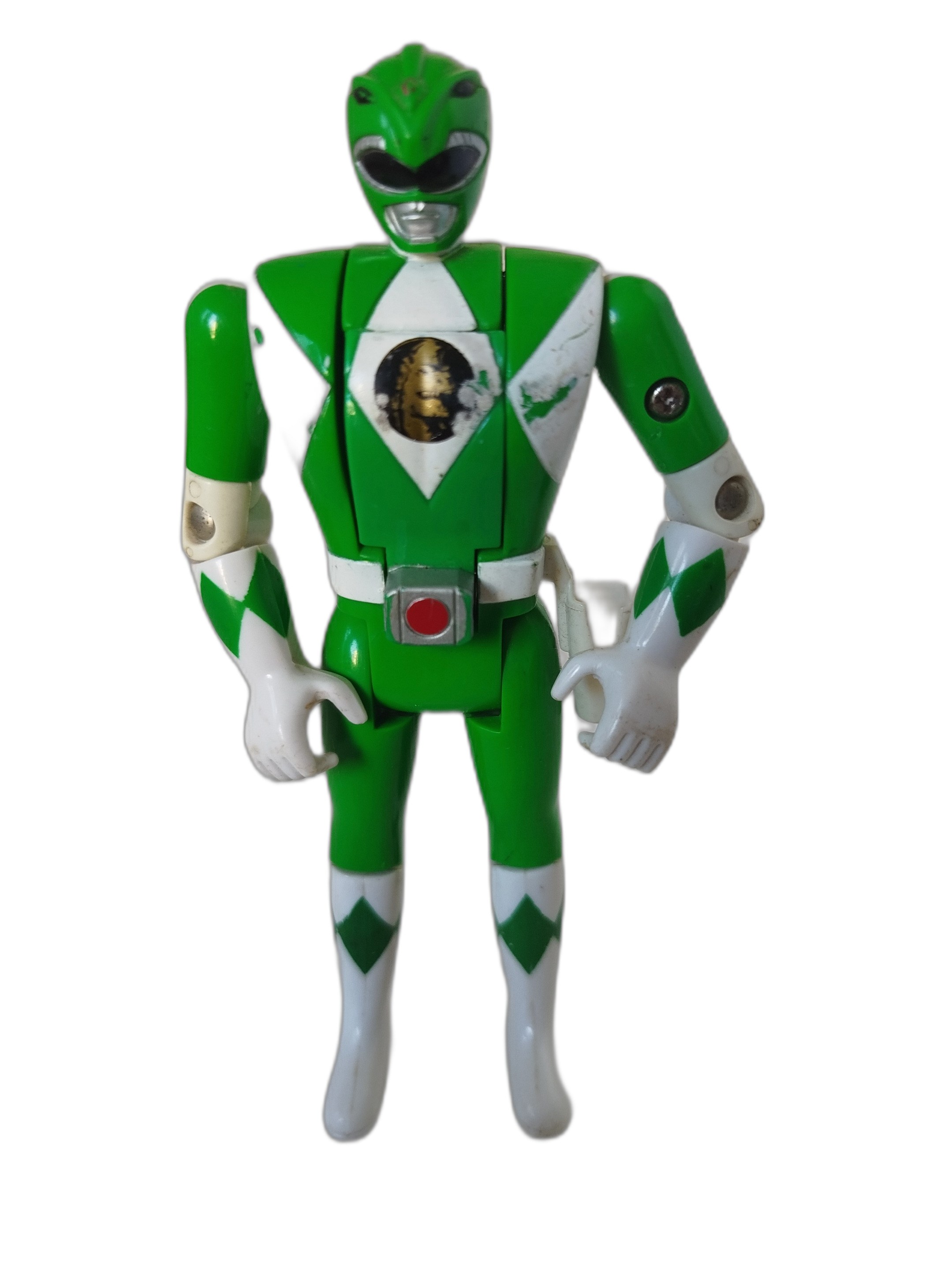 POWER RANGERS - Mighty Morphin - Green Ranger  - 1993 - Flip Head - Cambiacabezas