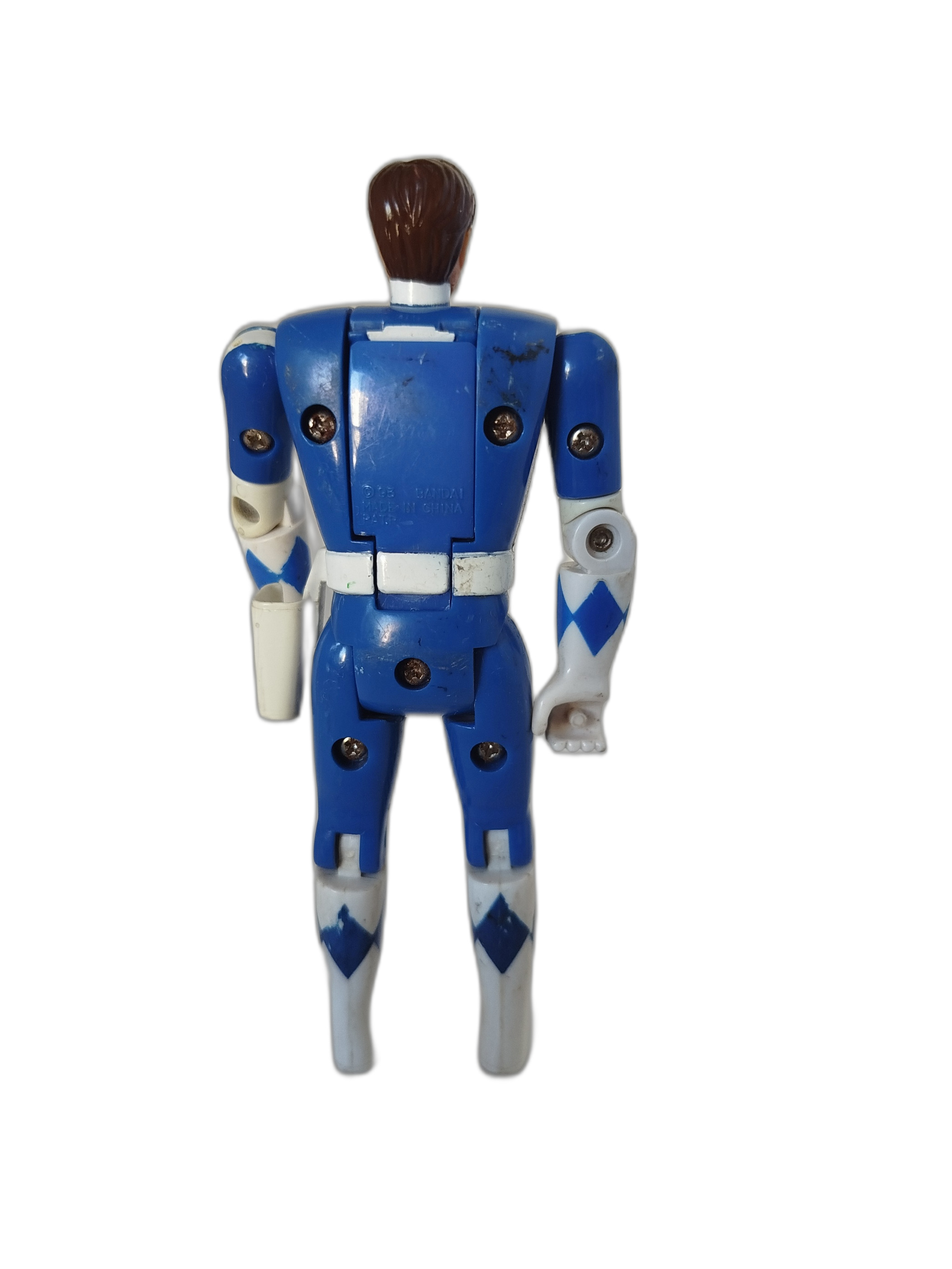POWER RANGERS - Nilly Craston - Blue Ranger  - 1993 - Flip Head - Cambiacabezas