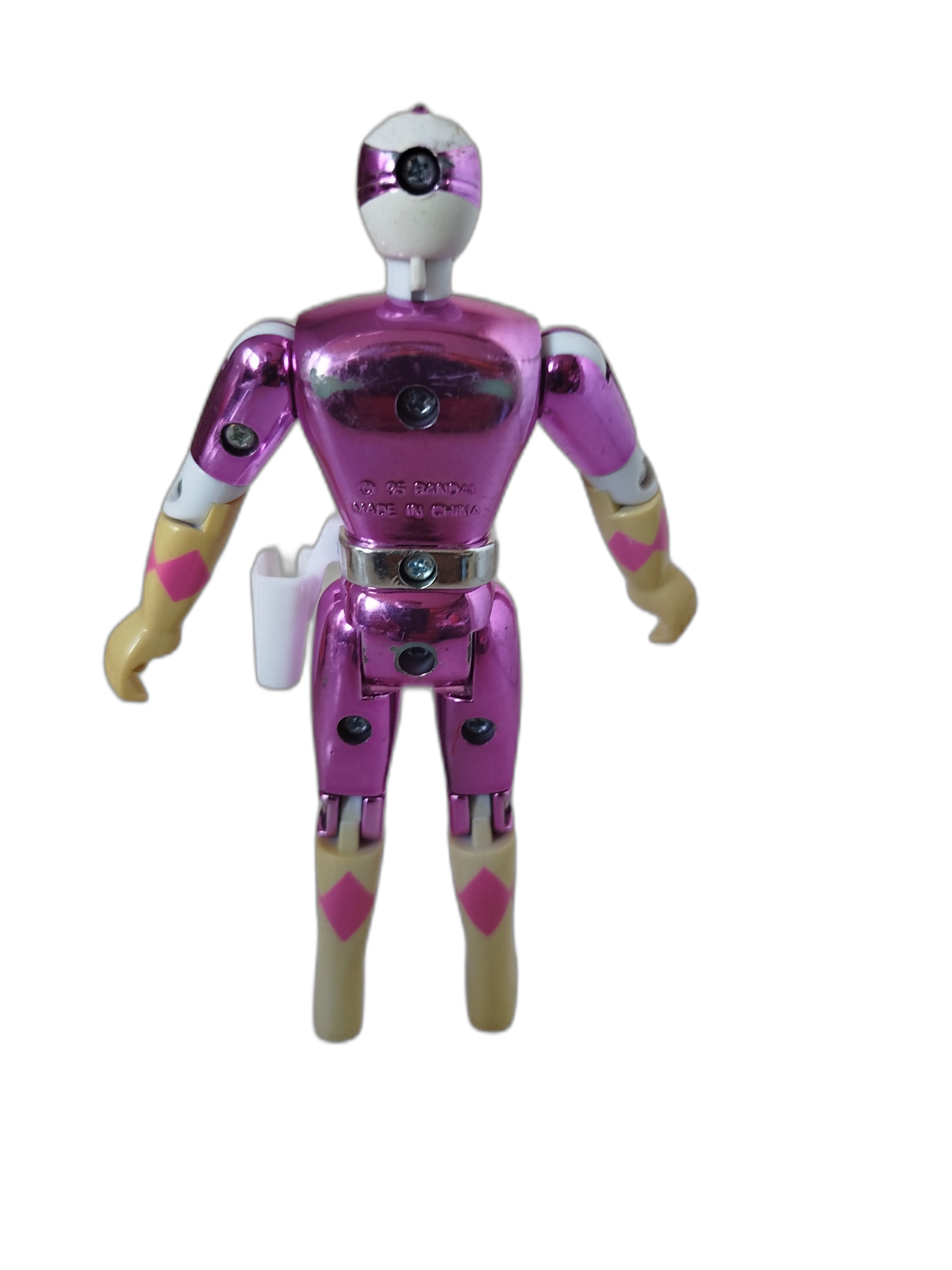 POWER RANGERS - Pink  Ranger  -  Acabado Metálico - 1995
