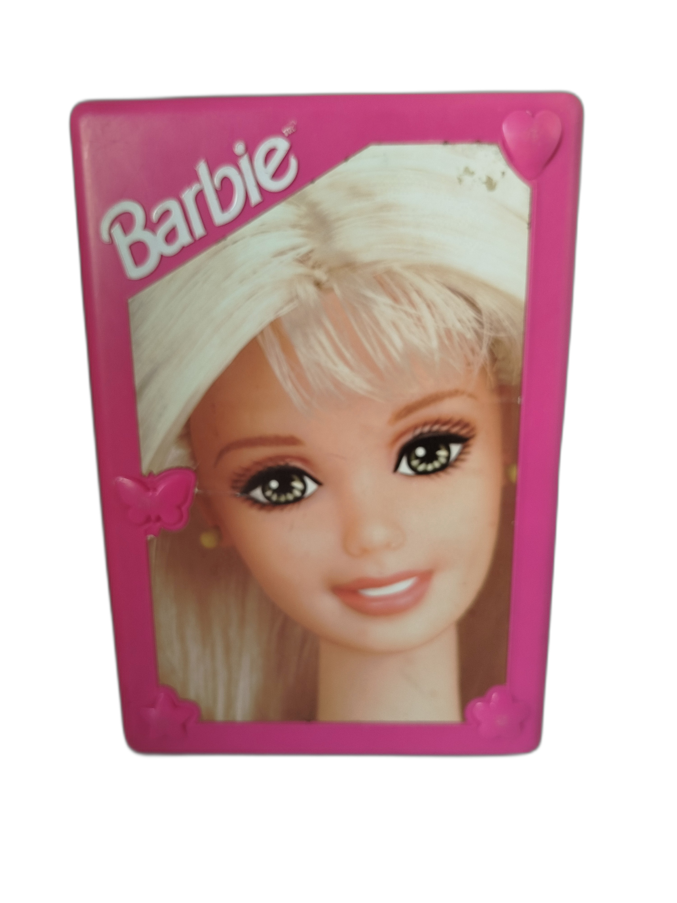 Baúl de transporte de muñecas Barbie. color rosa
